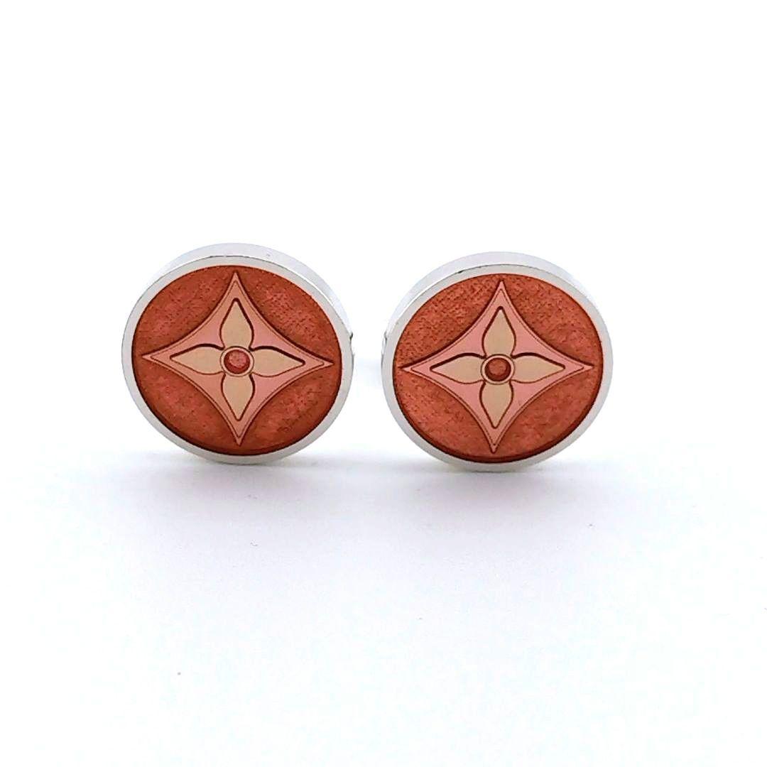 LOUIS VUITTON ルイヴィトン カフスボタン モノグラム ピンク