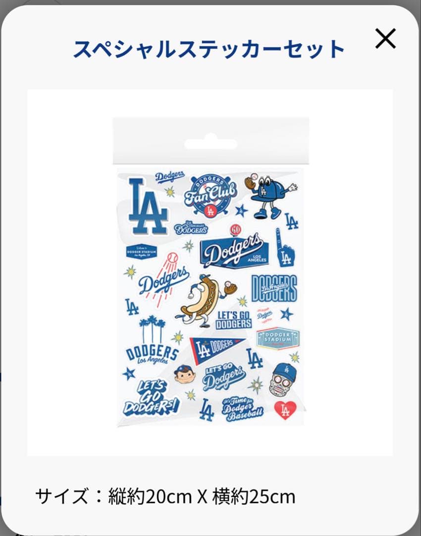 Dodgers Fan Club Box ドジャース ファンクラブ 大谷翔平