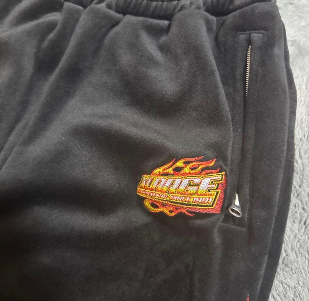 XLARGE ベルベット生地のセットアップ