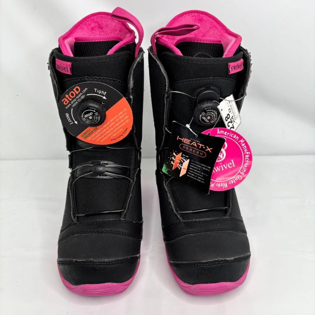 【新品/訳あり】swivel スノーボードブーツ レディース 24cm