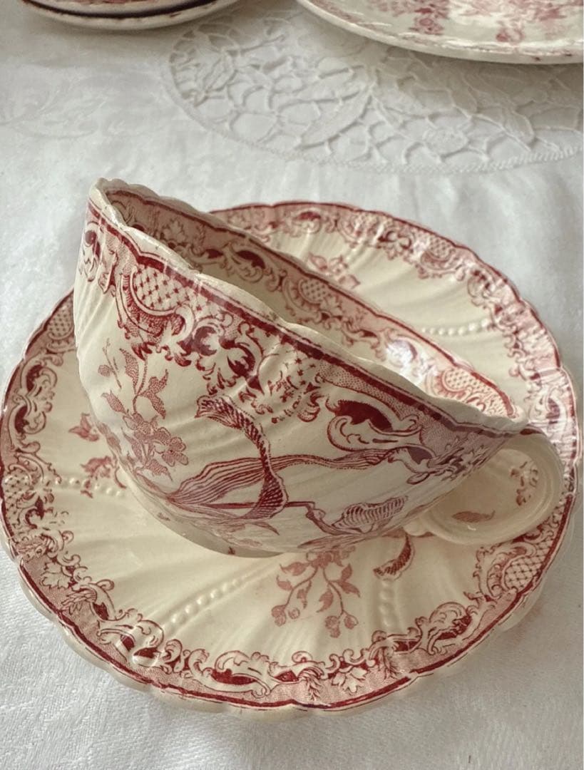 サルグミンヌ フォンタンジュ ティーカップ&ソーサー アンティーク