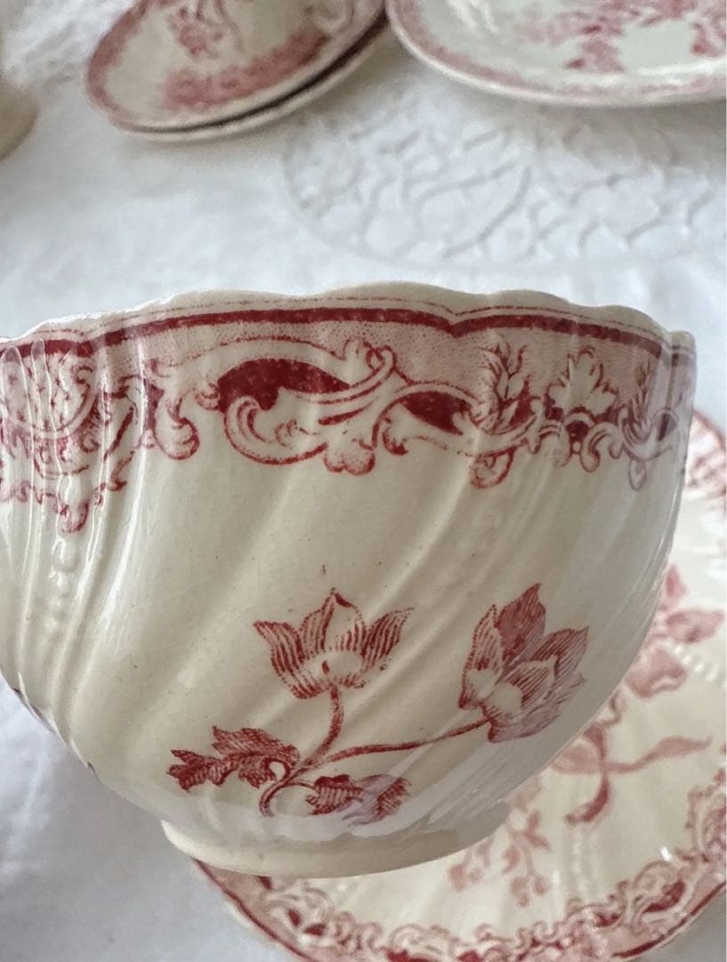 サルグミンヌ フォンタンジュ ティーカップ&ソーサー アンティーク