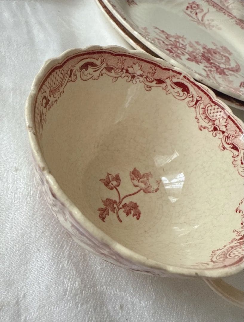 サルグミンヌ フォンタンジュ ティーカップ&ソーサー アンティーク