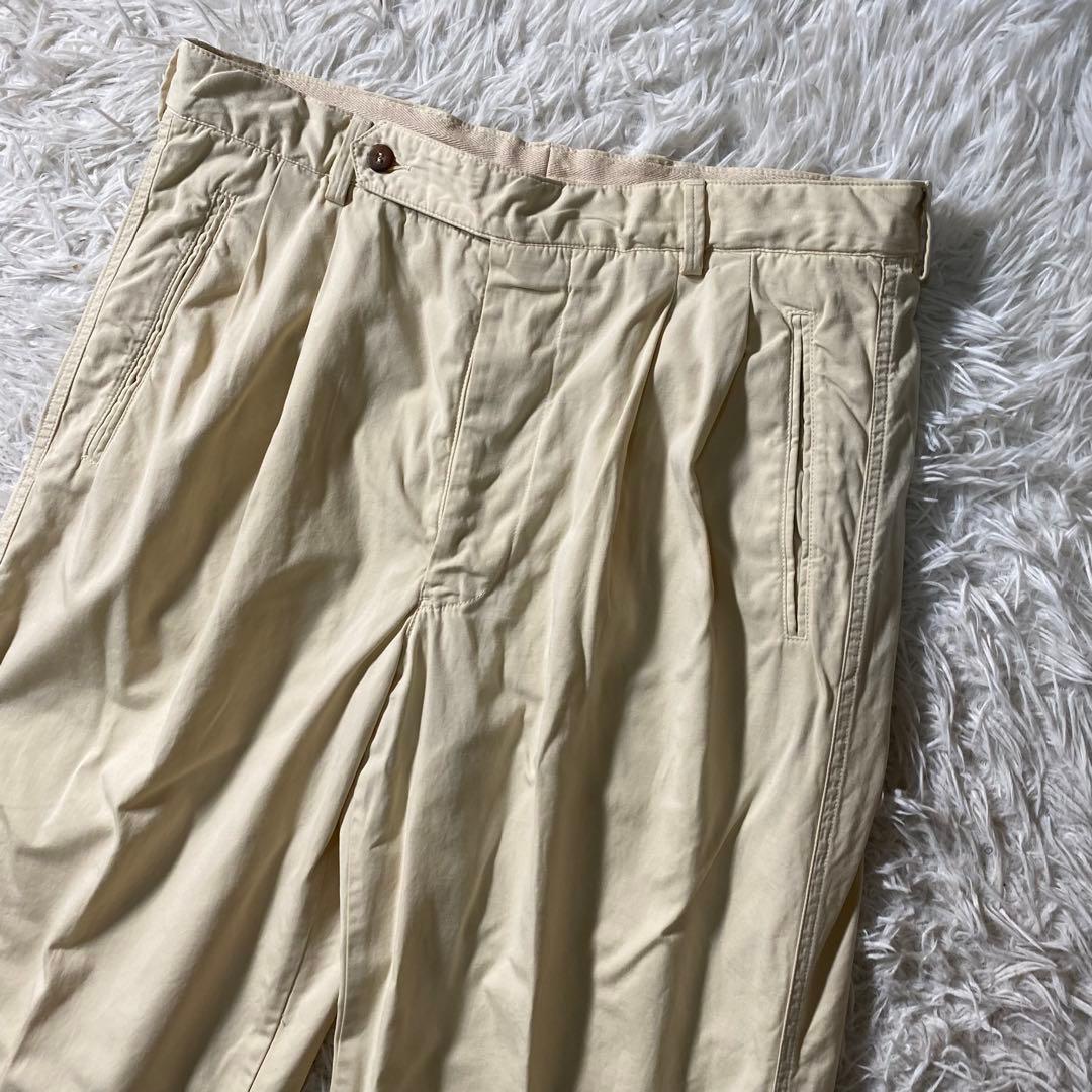 美品】ジョルジオアルマーニ チノパン 80s〜90s ヴィンテージ ワイド