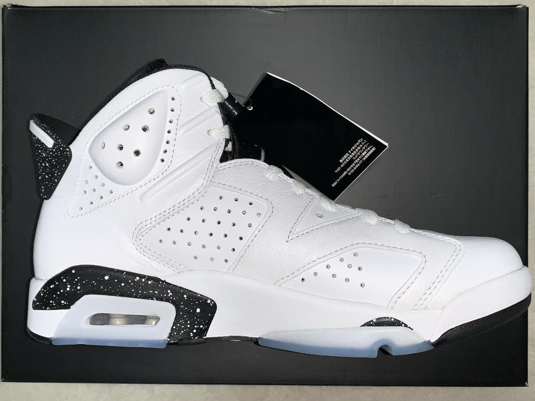 【新品】エア ジョーダン6【オレオ】ホワイト／ブラック 26cm ナイキ公式購入