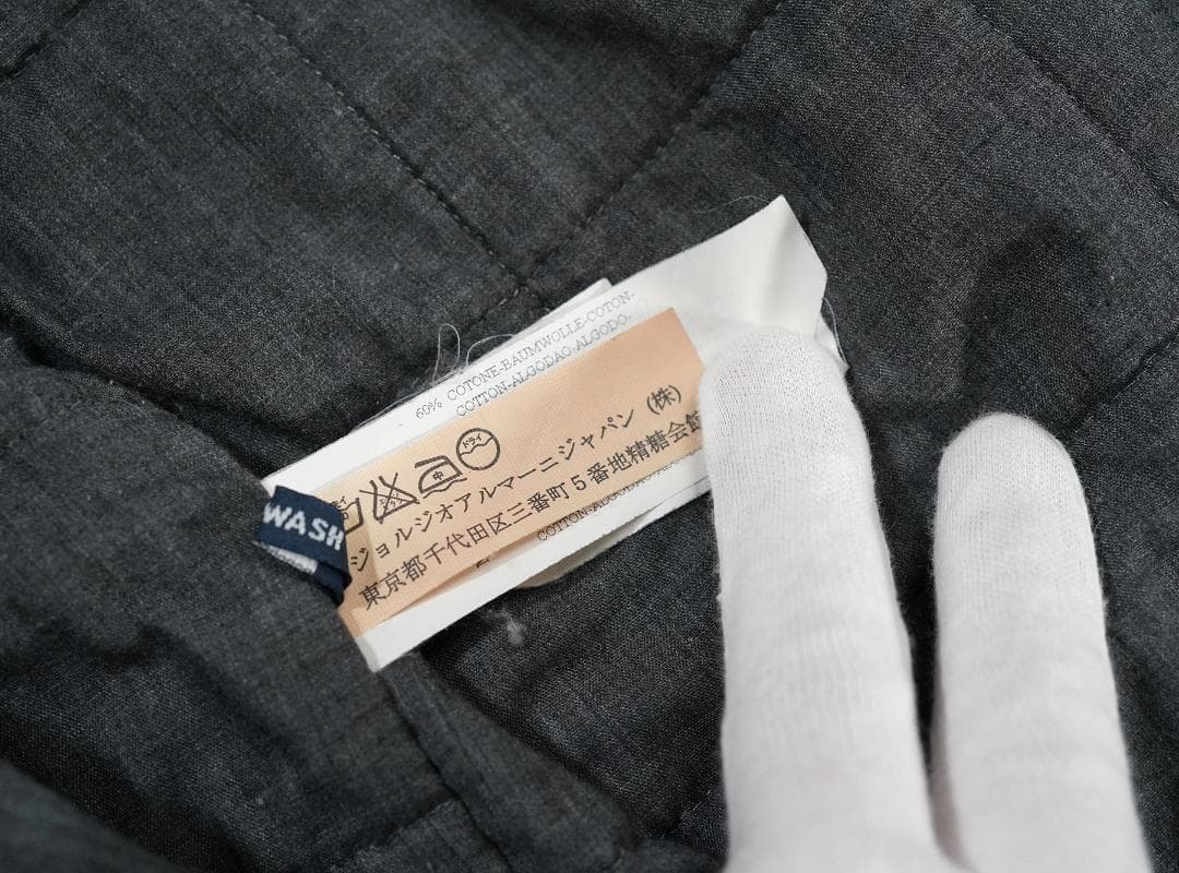 イタリア製 ARMANI JEANS デニム コート ライナー付き 48サイズ