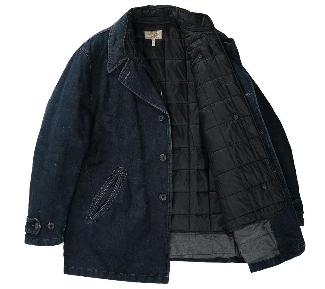 イタリア製 ARMANI JEANS デニム コート ライナー付き 48サイズ