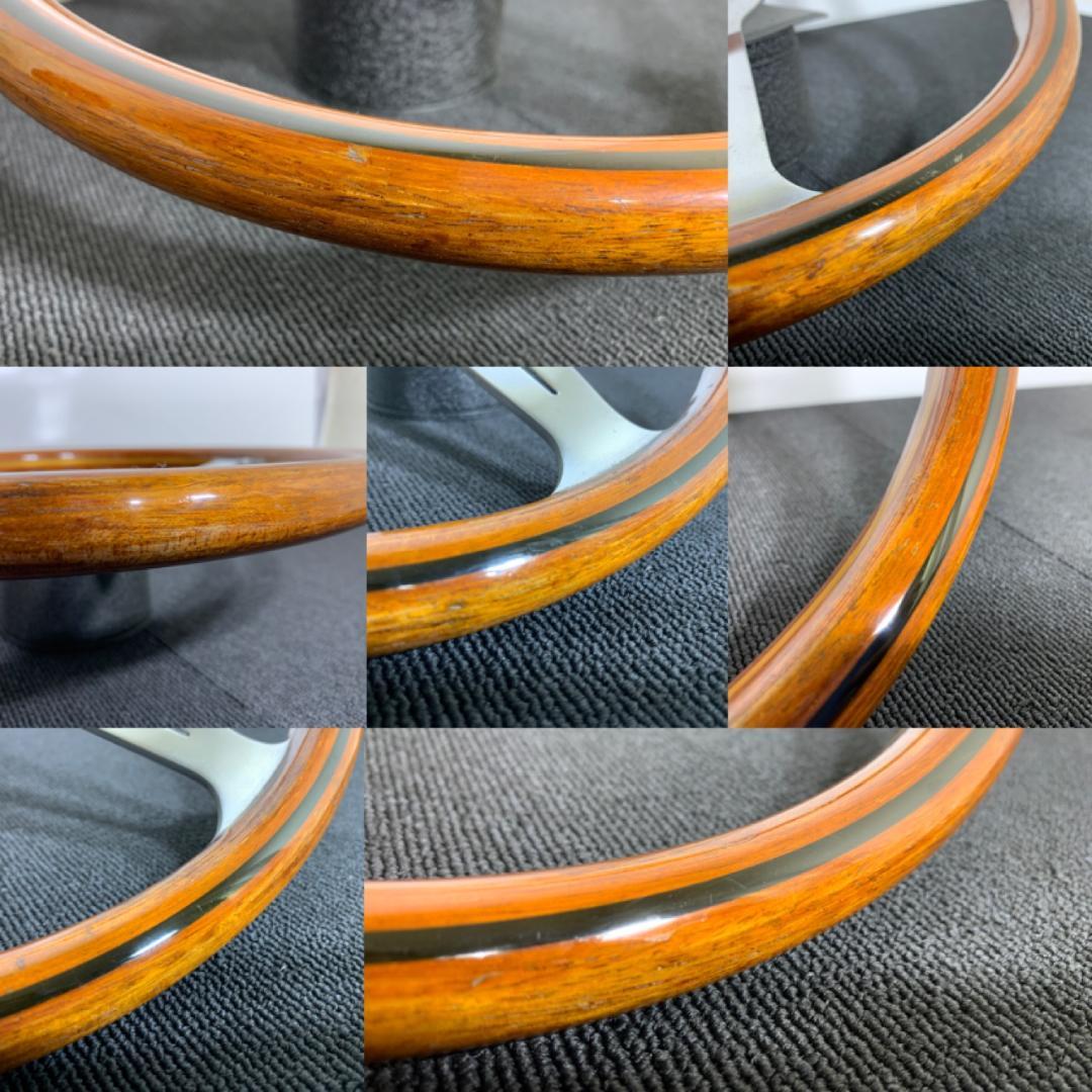 ナルディ クラシック ウッドステアリング 36.5Φ 良品 ホーンボタンおまけ付