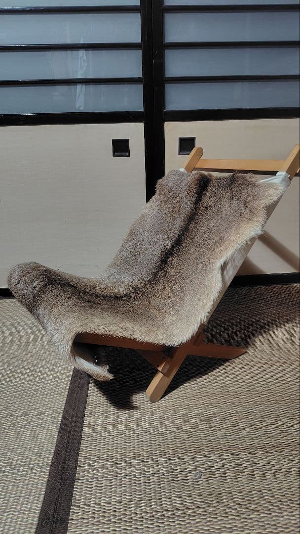 深*紫様 OCHIBA 物語 ニホンジカ カーミットチェアカバー 正