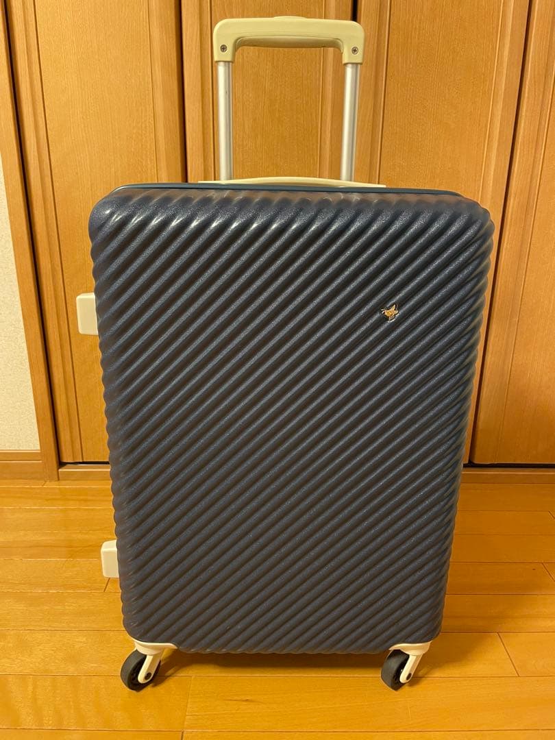 HaNTハント47Lキャリーケース機内持込み対応サイズ ネイビーキャリー