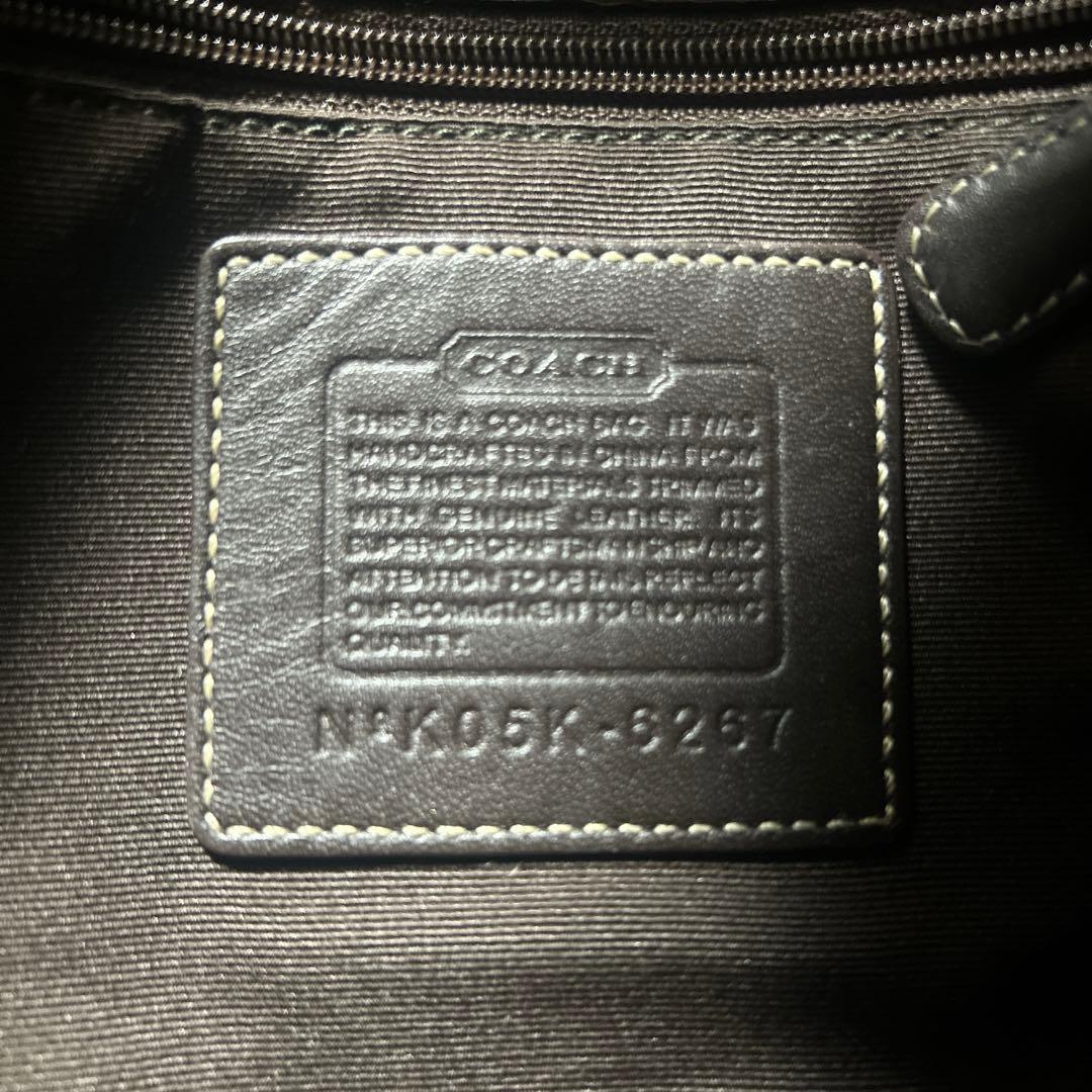 COACHコーチ ワンショルダーバッグ 6267 シグネチャー ブラウン ベルト