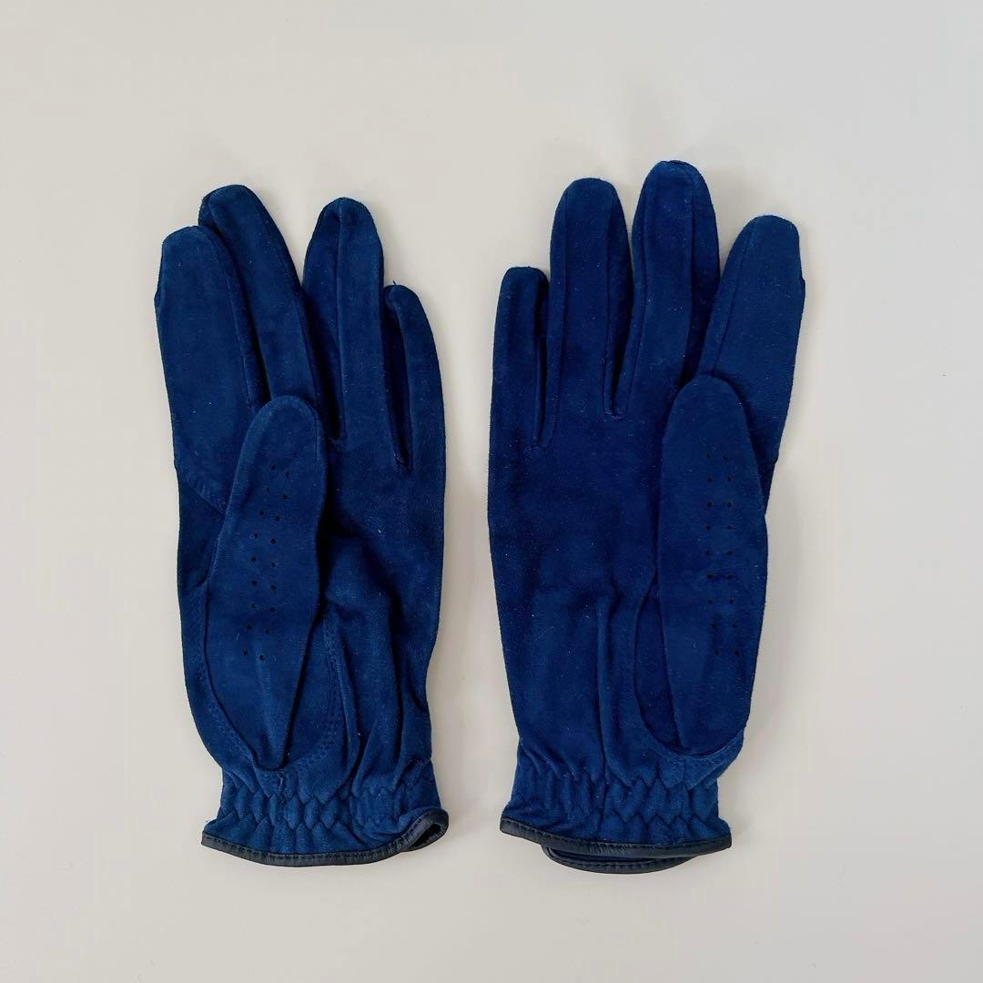 新品】MASTER BUNNY EDITION 紺色スウェードグローブ SS