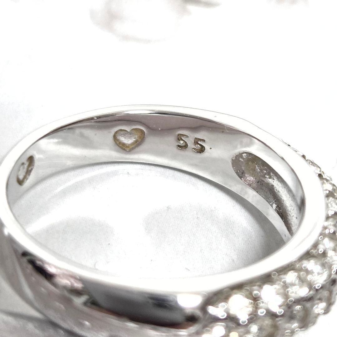 ●専用　SWAROVSKI クリスタルリング 指輪 13号 シルバーカラー 箱付