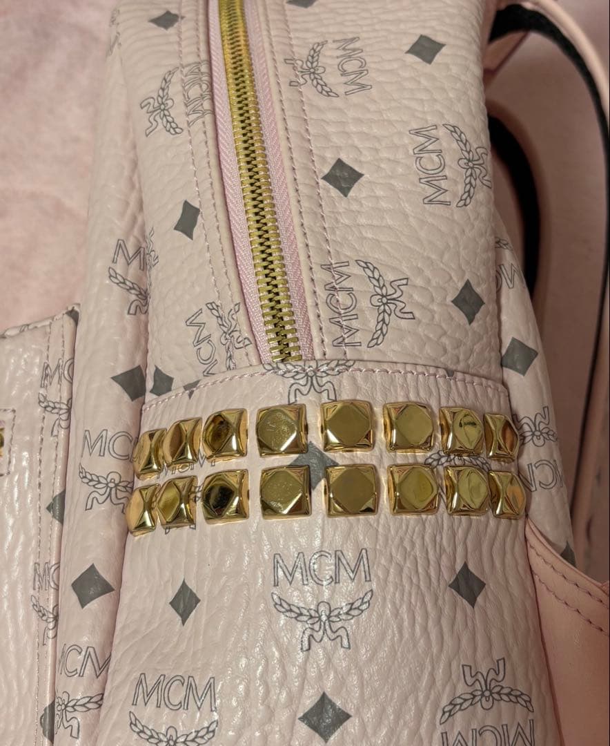 MCM パウダーピンク リュック スモールサイズ