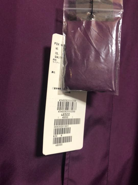 新品 定価48000円 フォックスアンブレラズ レインコート M ライナー付き