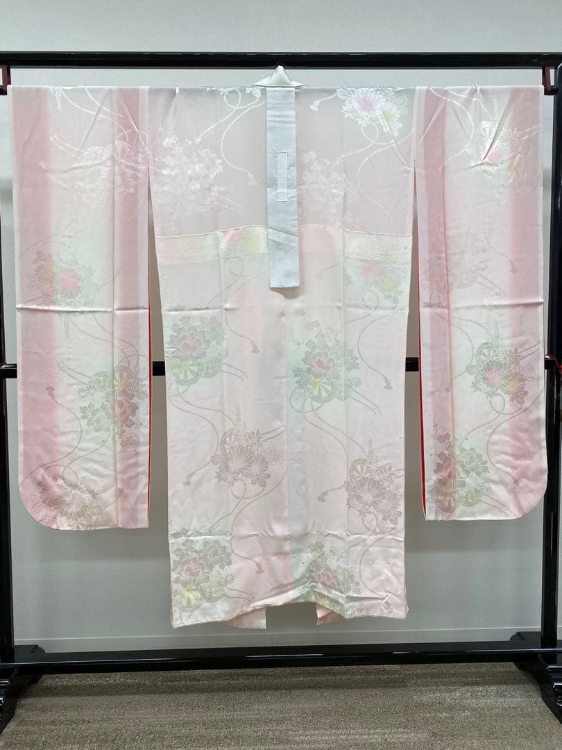 振袖 長襦袢 袋帯 3点セット 青柳 身丈 172cm ガード加工済