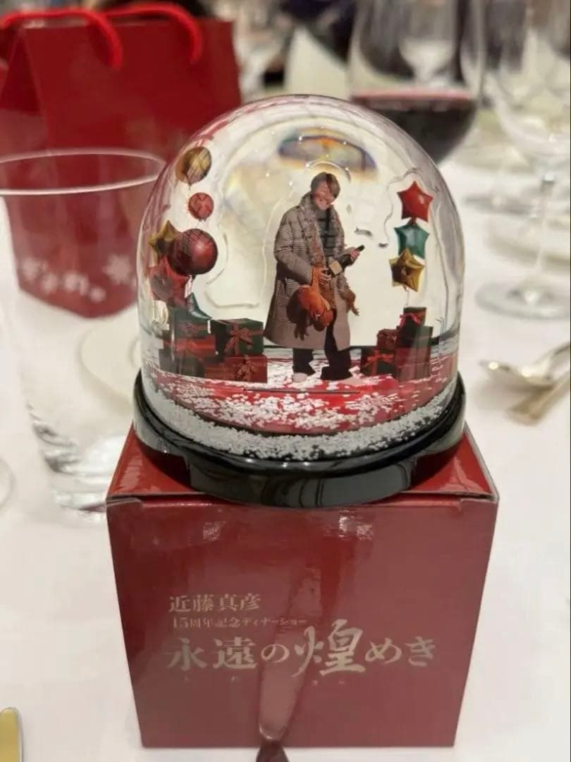 近藤真彦】未開封マッチ 45周年ディナーショー 永遠の煌めき スノードーム