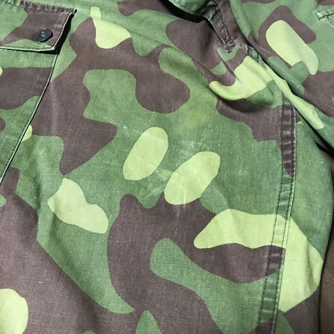 フィンランド軍　M62 オーバーパンツ　カモ　迷彩　ミリタリー　ビンテージ