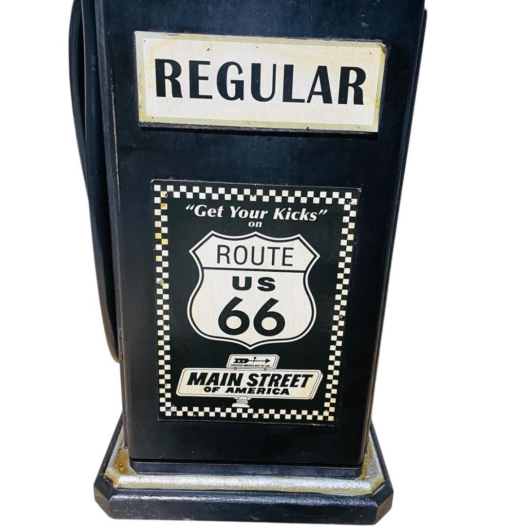 【アメリカン雑貨】ルート66 ガスポンプ CDタワー 小物棚 マルチキャビネット