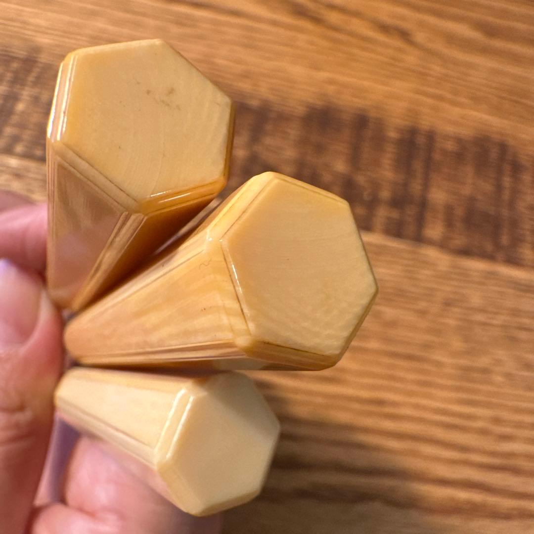 三味線　糸巻き　3本セット　天然素材