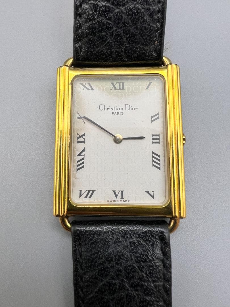 クリスチャンディオール 59.122 ホワイト クオーツ レディース 時計 不動