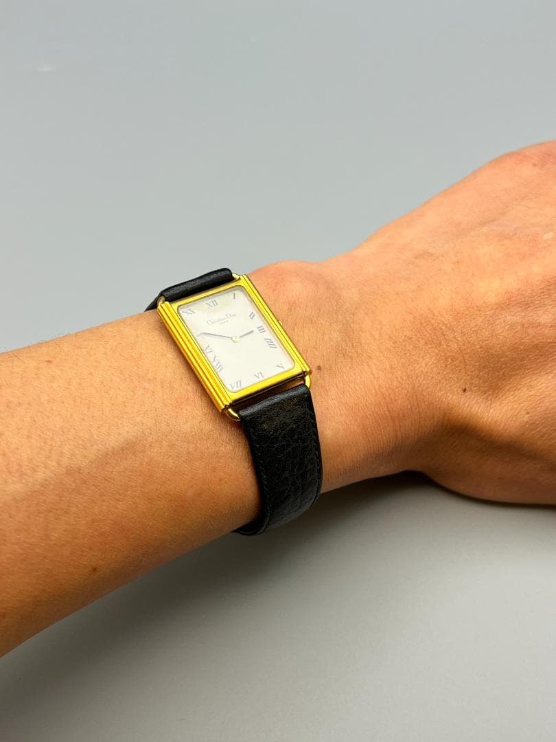 クリスチャンディオール 59.122 ホワイト クオーツ レディース 時計 不動