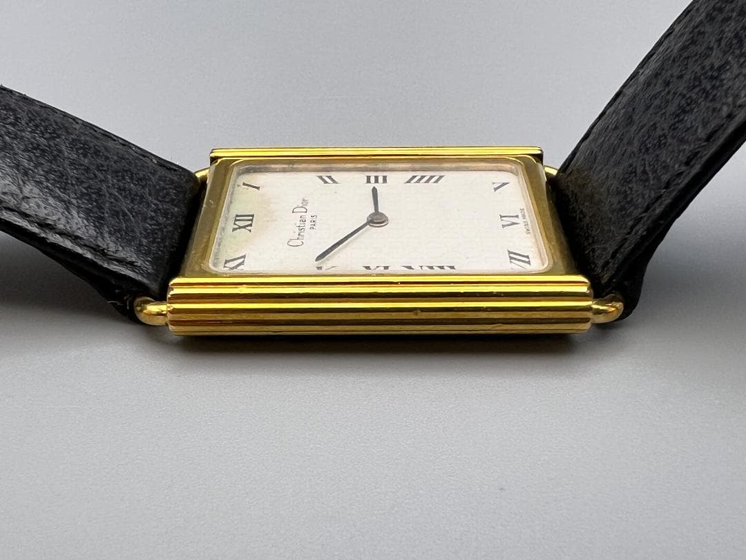 クリスチャンディオール 59.122 ホワイト クオーツ レディース 時計 不動