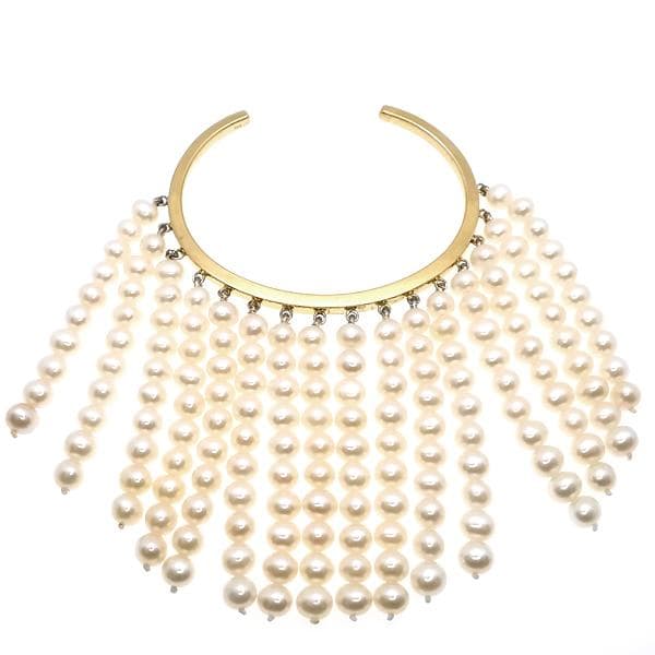 ビジュードエム Bijou de M パールカーテンバングル ブレスレット