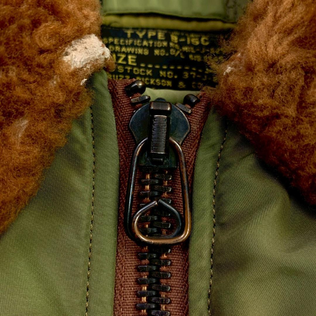 希少M品番★ 50s復刻 バズリクソンズ B-15C カーキ 38　D942