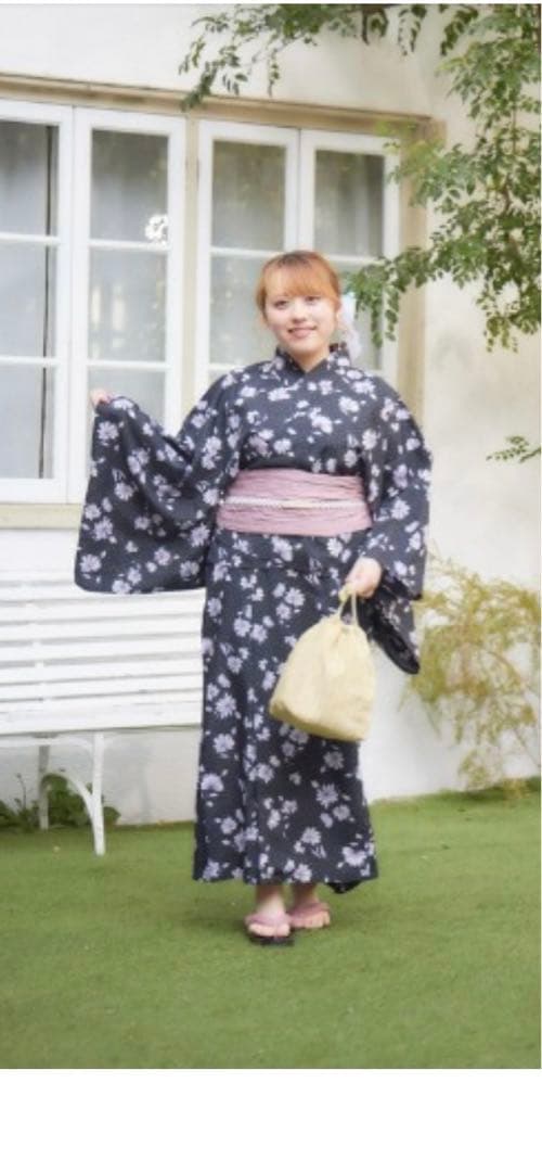 しまむら hinaさんコラボ 浴衣 大きいサイズ - メルカリ