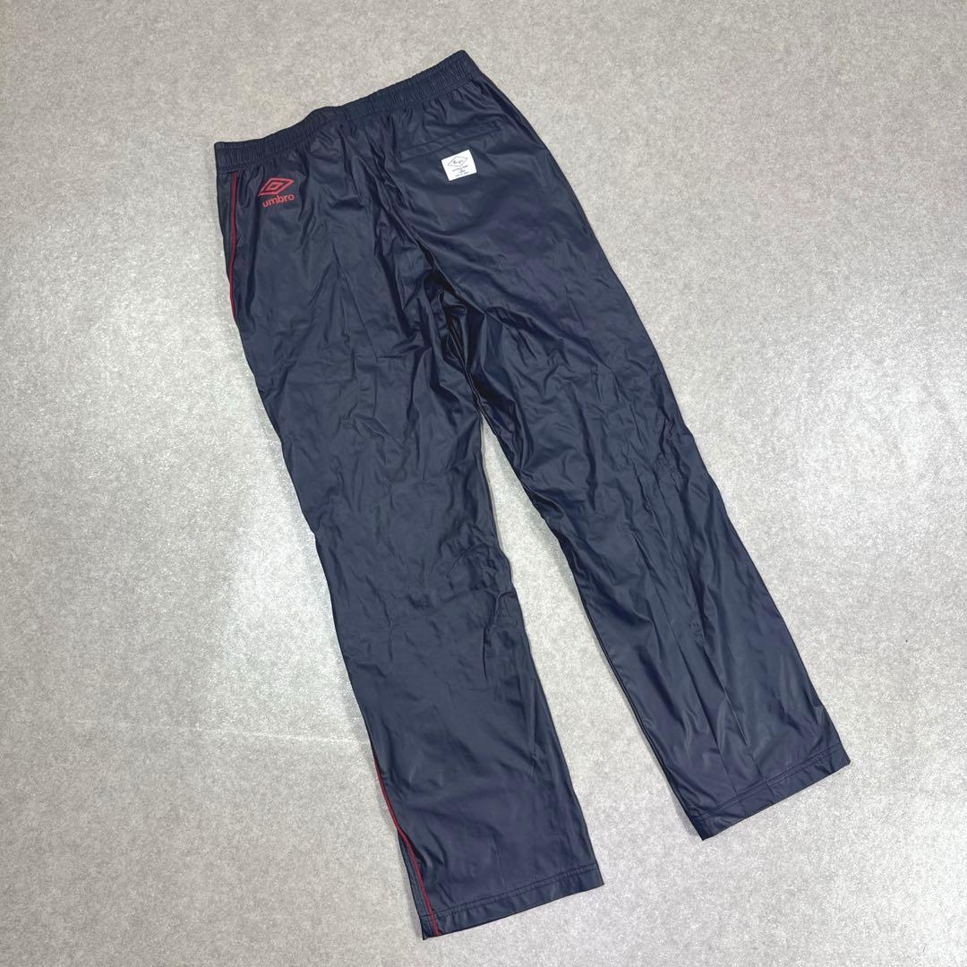 umbro アンブロ フェイクレザー セットアップ ネイビー サッカーウェア L