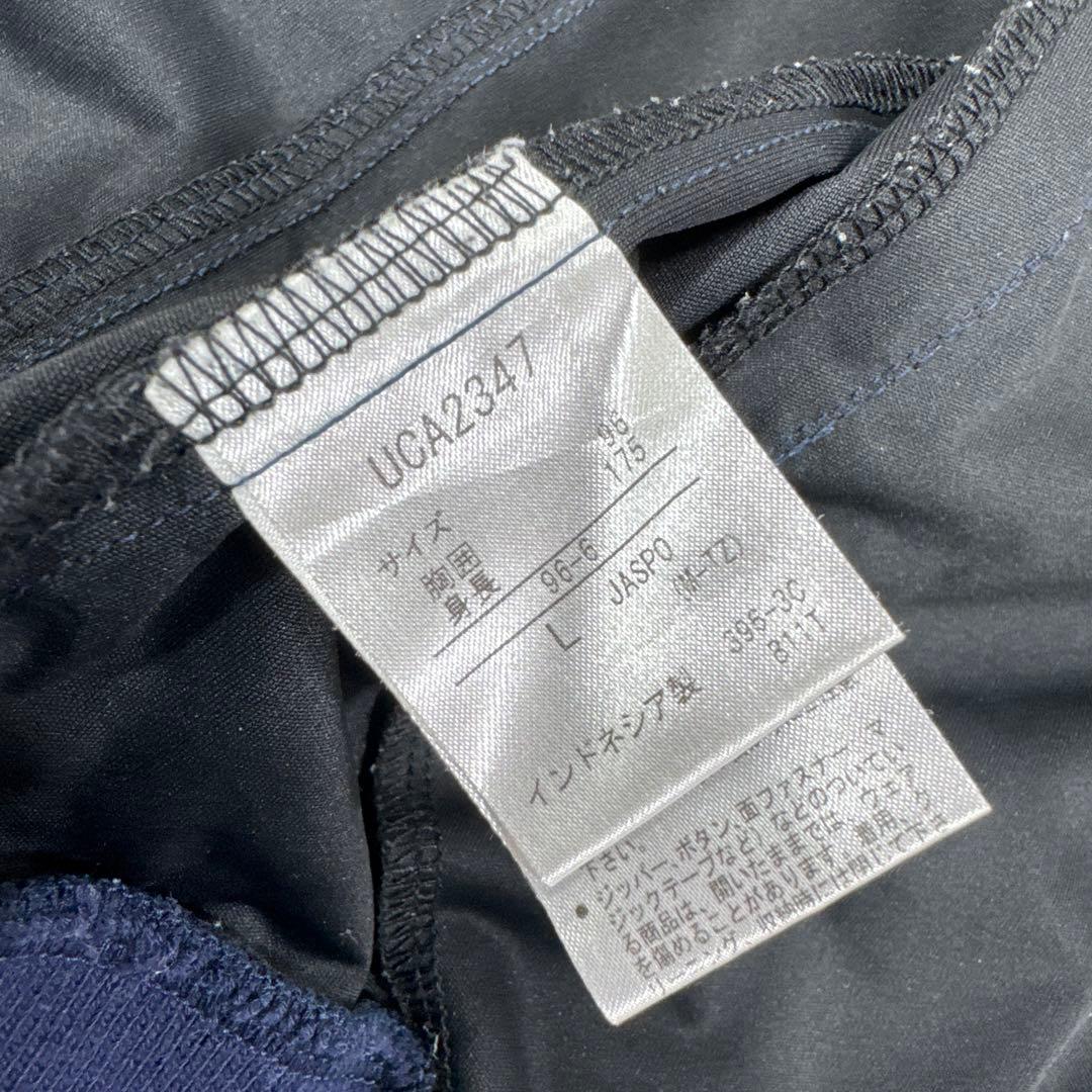 umbro アンブロ フェイクレザー セットアップ ネイビー サッカーウェア L