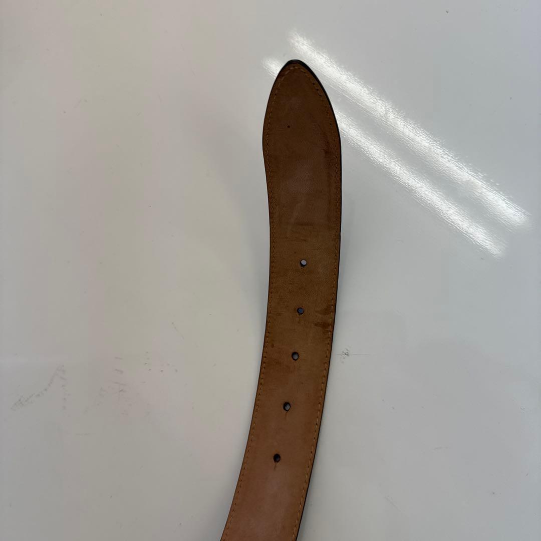 DOLCE & GABBANA ブラックレザーベルト