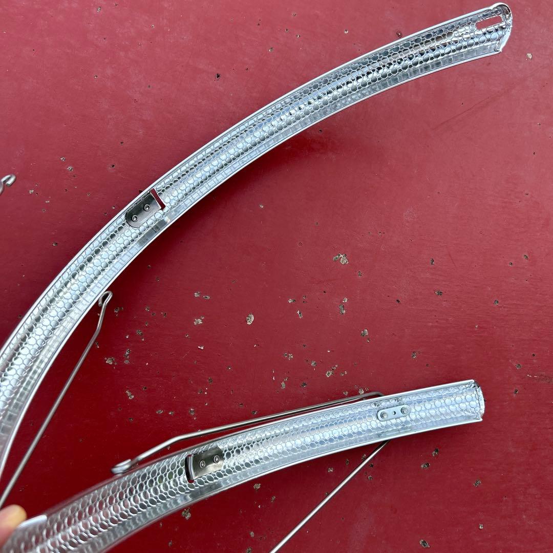 美品）純正ビアンキ Lepre ミニベロ8 亀甲フェンダー 前後セット 20