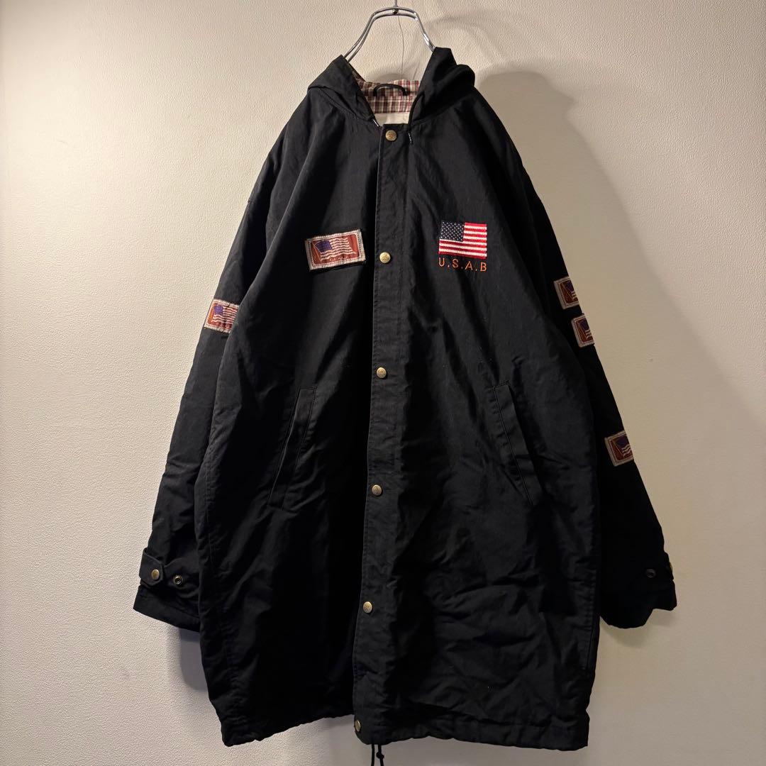 カームヘルム KARL HELMUT ワッペン 刺繍 オーバーサイズ コート