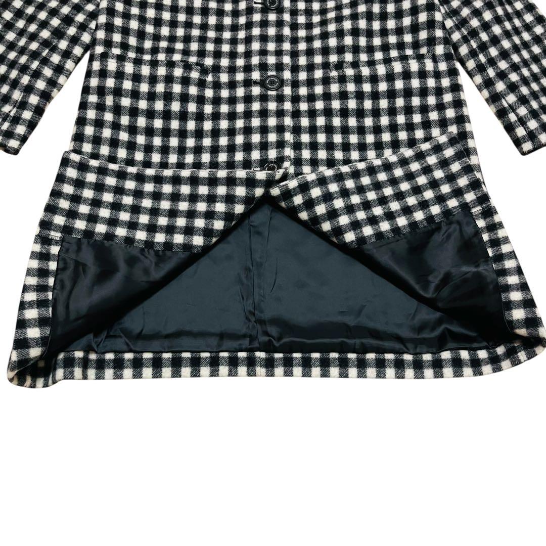 6.8万　マッキントッシュフィロソフィー　シェパードチェックフーデッドコート