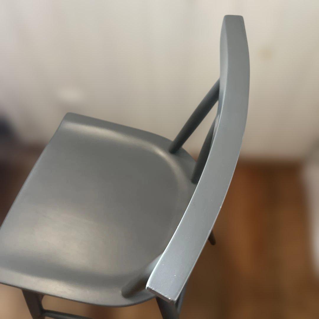 ベルメゾン　キッズ　ウィンザーチェア　チャコールグレー