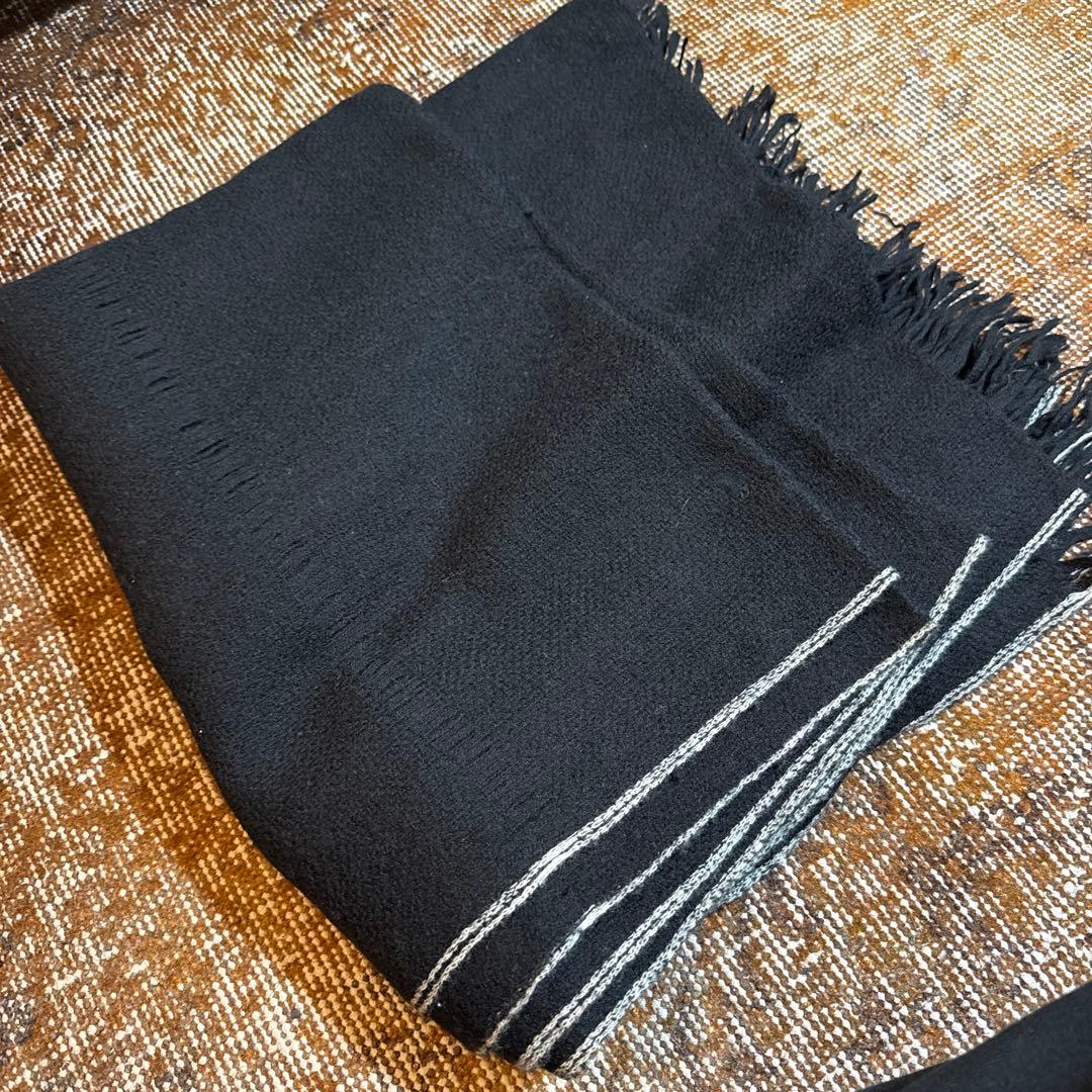 Yohji Yamamoto POUR HOMME フリンジマフラー