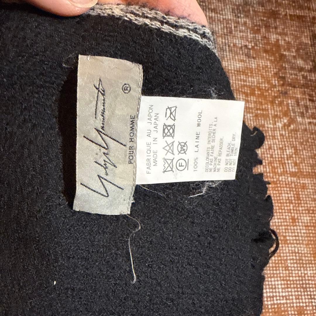 Yohji Yamamoto POUR HOMME フリンジマフラー