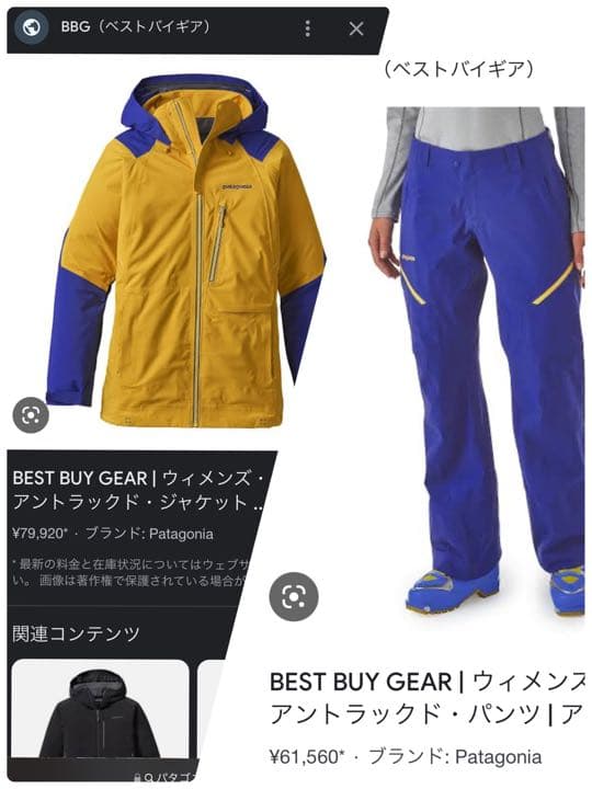 ショップ Patagonia パタゴニア スノーボード スキー スノー 上下