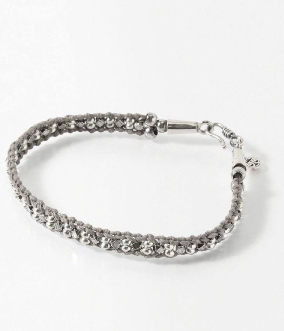 Sara Finchley サラフィンチリー シルバーミサンガ ブレスレット