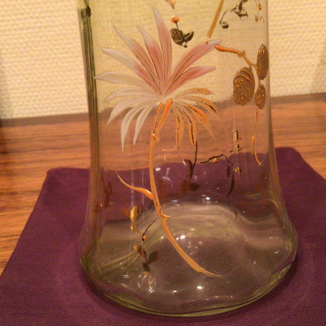 ルグラ ・モンジョワ　朝顔文様花瓶　1900年代