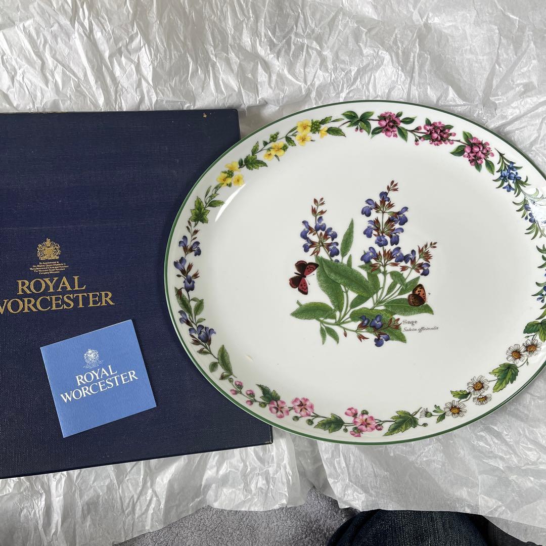 ROYAL WORCESTER ロイヤルウースター皿 英国製 - メルカリ