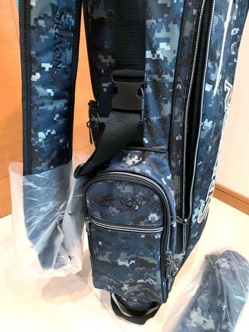 新品未使用　ダンロップ　スリクソン　軽量　スタンド　キャディバッグ　カモフラ
