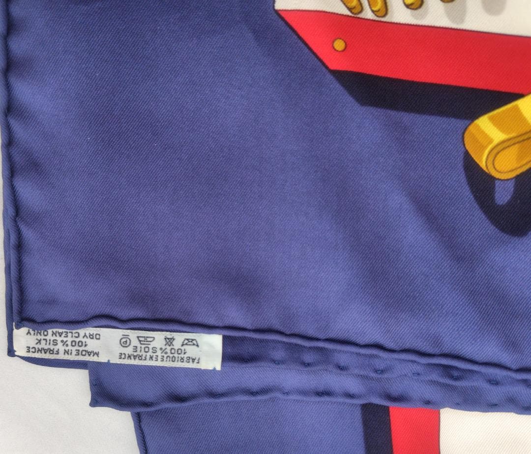 エルメス　スカーフ　カレ90　エルメスの思い出　シルク