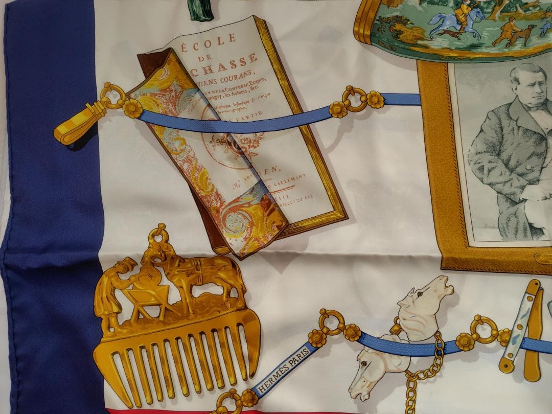 エルメス　スカーフ　カレ90　エルメスの思い出　シルク