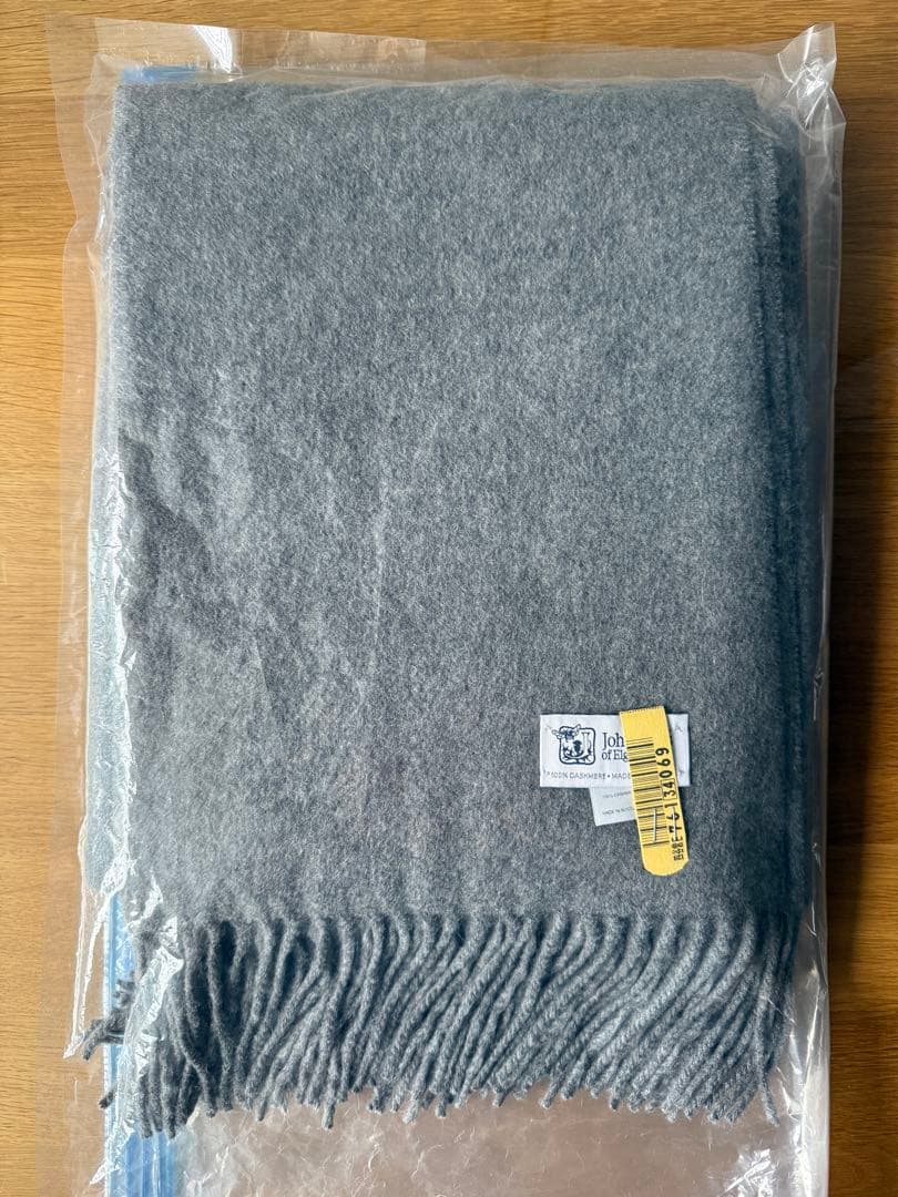 大判 Johnstons of Elgin カシミヤ マフラー ストール