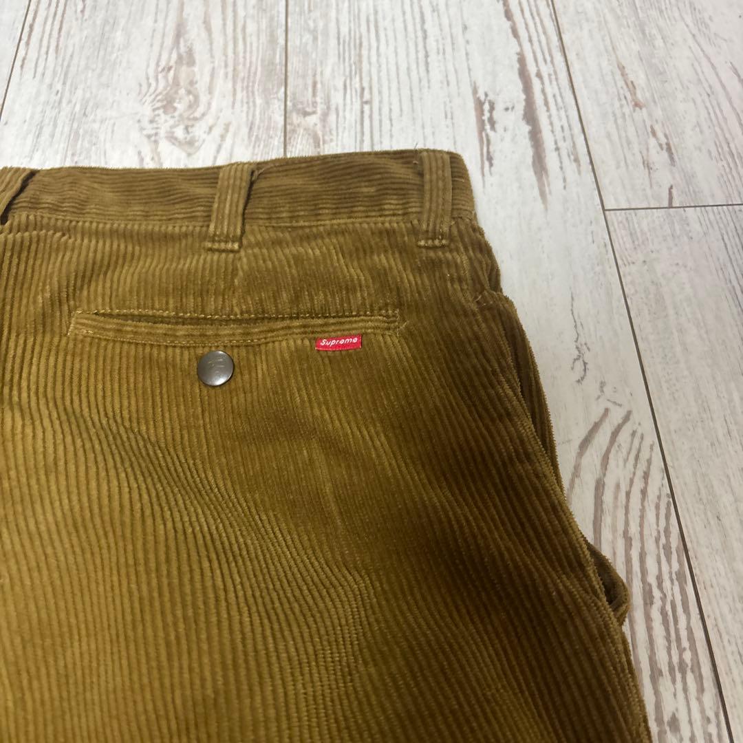 supreme コーデュロイ　ワークパンツ　M work