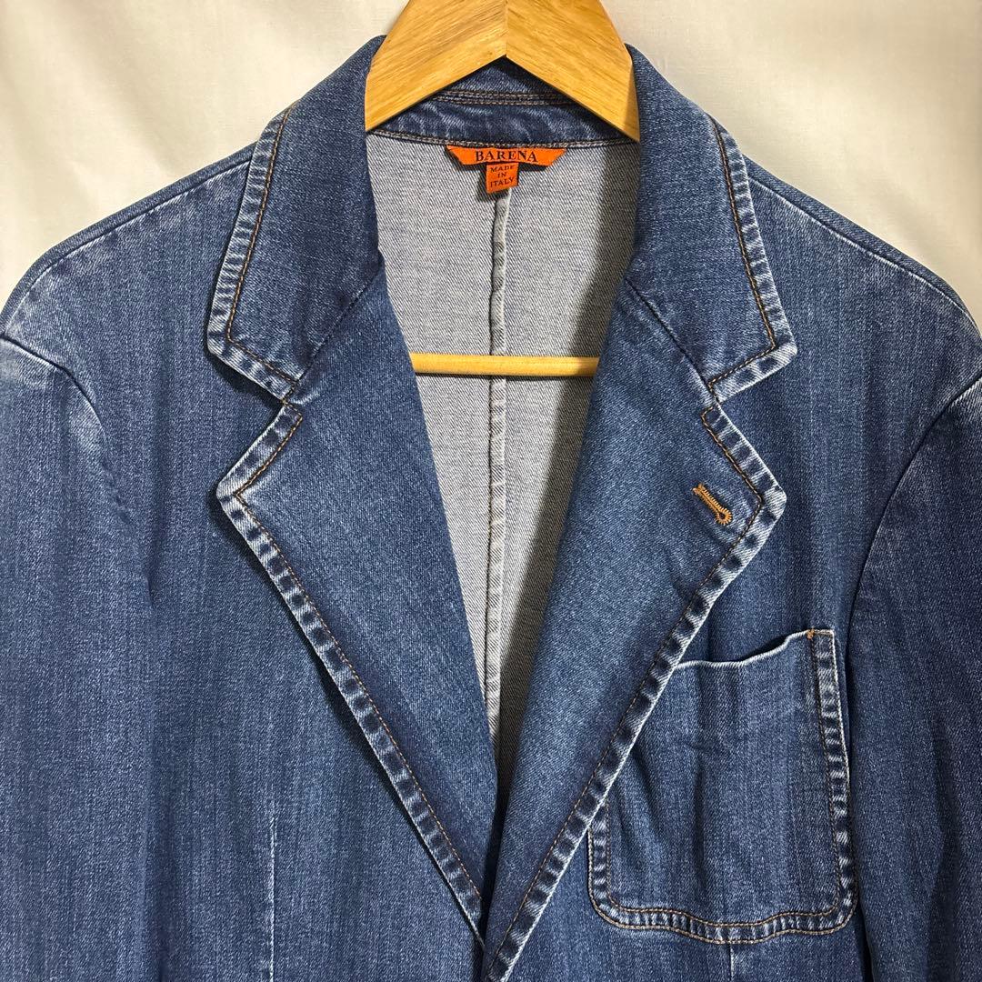 BARENA デニム テーラードジャケット
