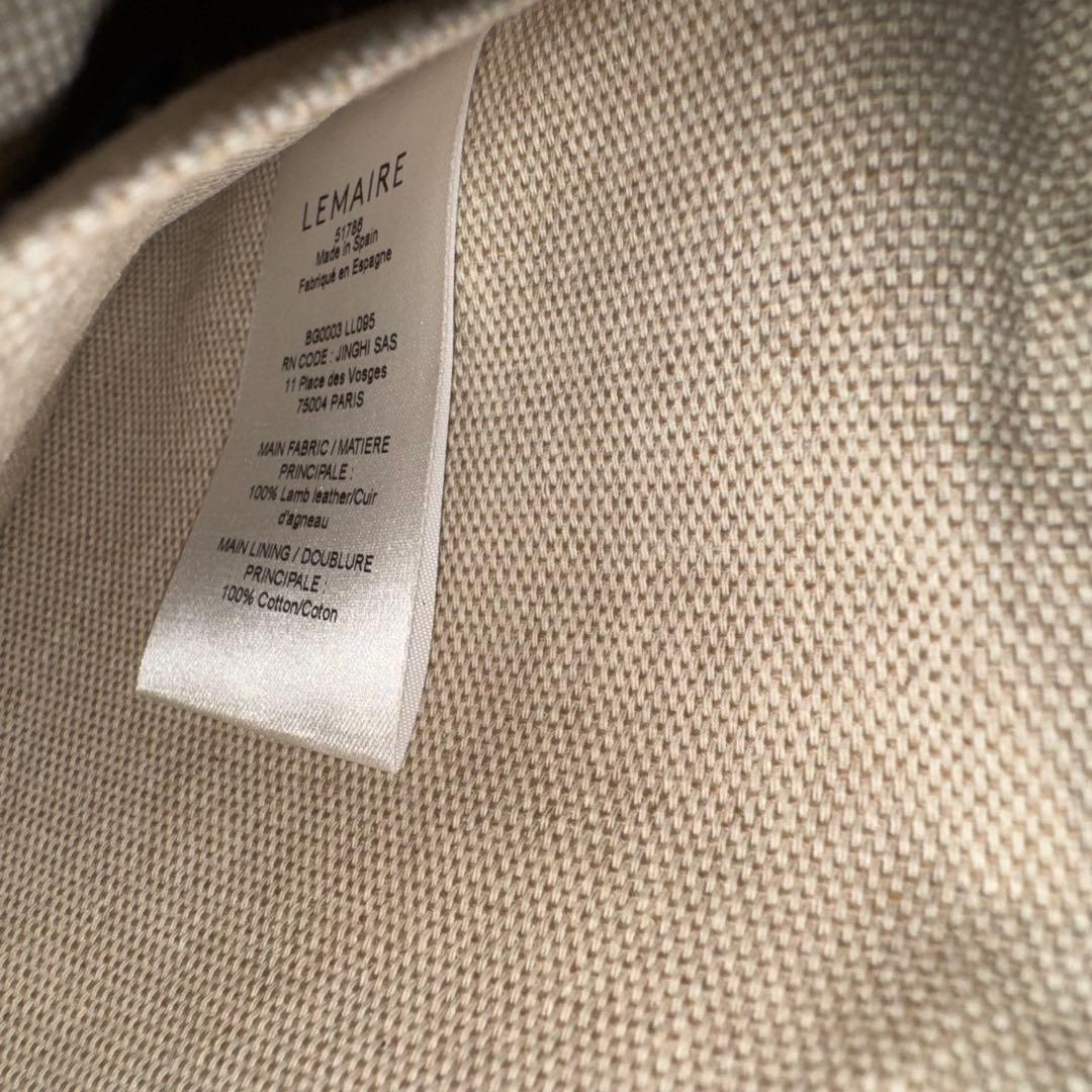 バッグ LEMAIRE SMALL CROISSANT BAG BLACK